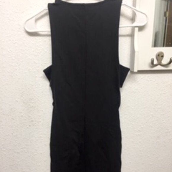 Basic soft Grey body con strap side dress - Picture 6 of 9